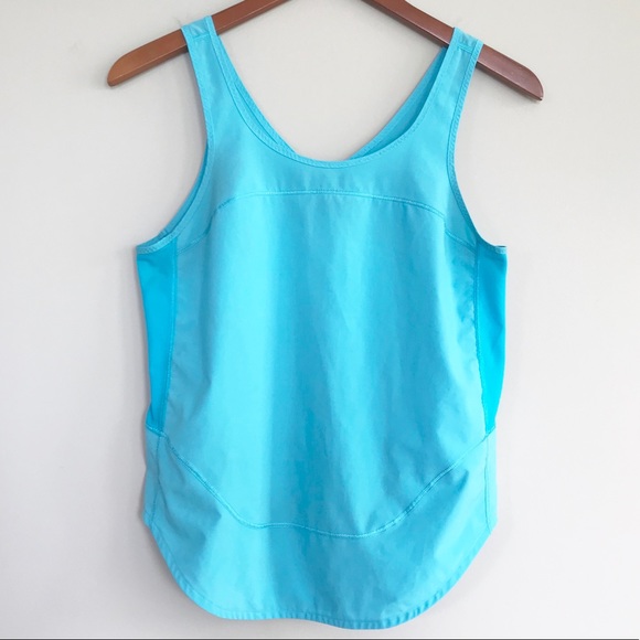 lululemon athletica Tops - Lululemon Run Featherweight Singlet in Spry Blue
